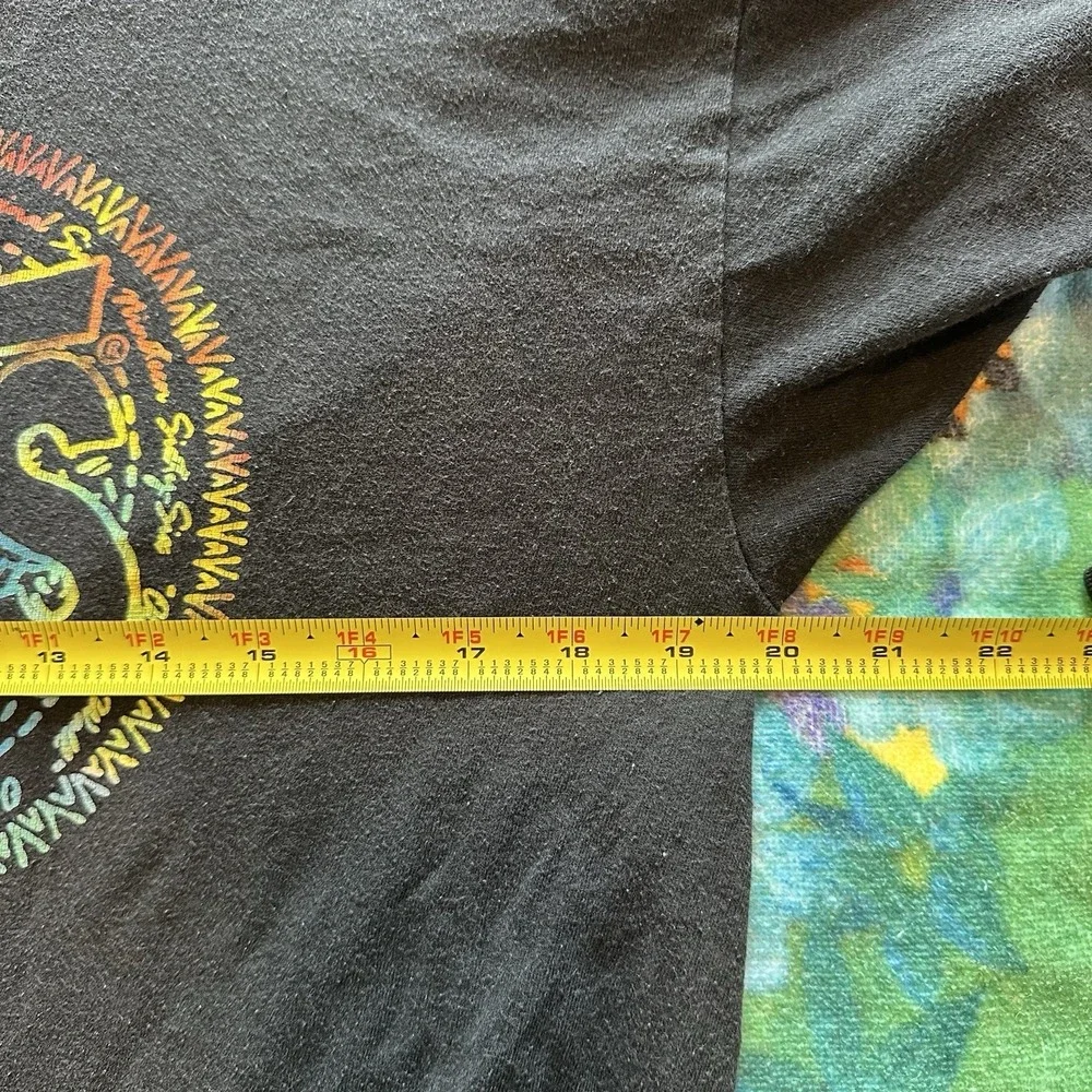 VTG Vans RARE RAINBOW Graphic Tshirt Black Skate Streetwear SZ S/M - Picture 8 of 9